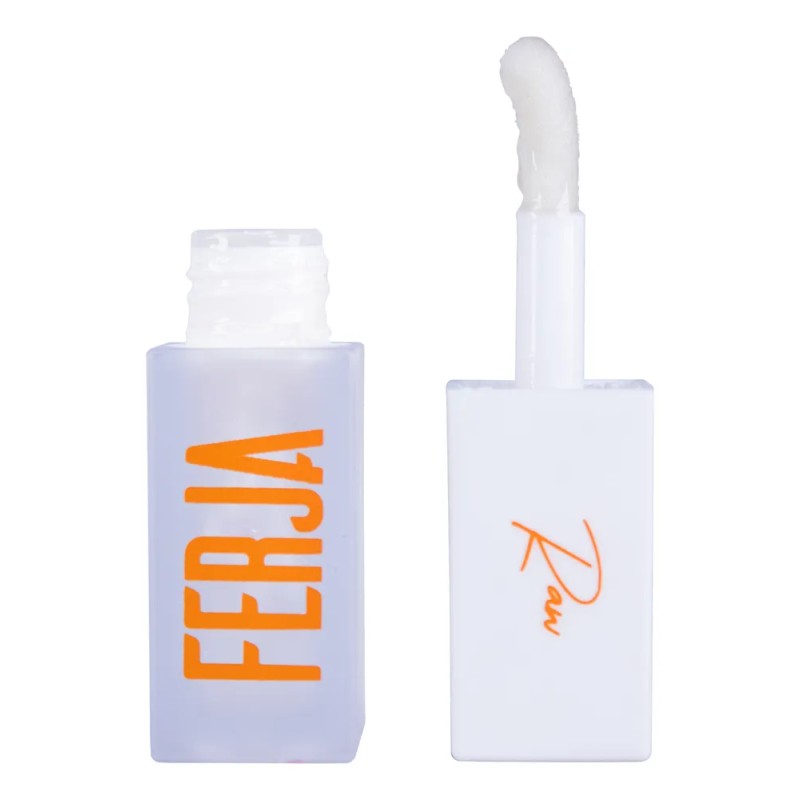 Lip Gloss Ferja Raw Transparente 5ml Brillo Hidratante Transparente