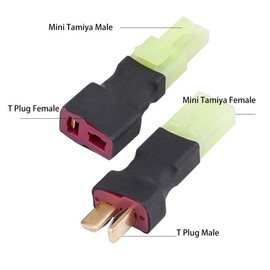 T Plug 1 Pair Male Female to Mini Female Male Adapter
