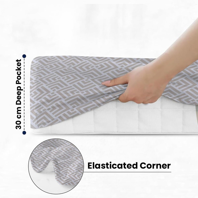 Indus Textiles 3 Piece Bedding Set Soft Brushed Microfiber Single