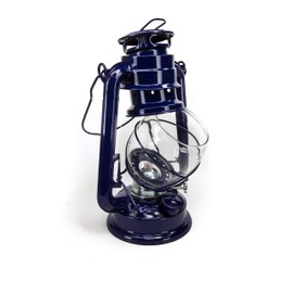 Campfrei Petroleum Lamp 4 24 cm Including 1x Wick Storm Lantern Lamp Camping Red Blue Green Silver