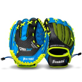 Franklin Sports Neo-Grip Teeball Gloves, Blue