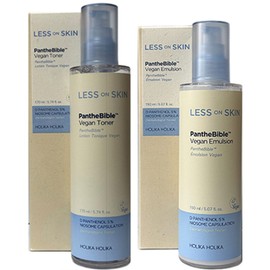 Holika Holika Less On Skin Panthe Bible B5 Vegan Toner + Emulsion 2-Piece Set (170ml + 150ml), 1 / 홀리카홀리카 레스온스킨 판테바이블 B5 비건 토너 + 에멀젼 2종세트 (170m+150ml), 1