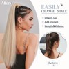Rich Choices Ponytail Hairpiece Real Hair Extensions Ponytail Extension with