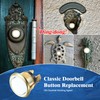 Dreyoo 2 Pack Lighted Doorbell Button Replacement, Easy to Install