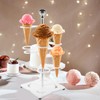 JECOMPRIS Ice Cream Stand Fries Holder Cupcake Stand Rack Cone