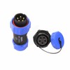 HangTon SP21 5 Pin Connector Aviation Circular Waterproof IP68 Blue