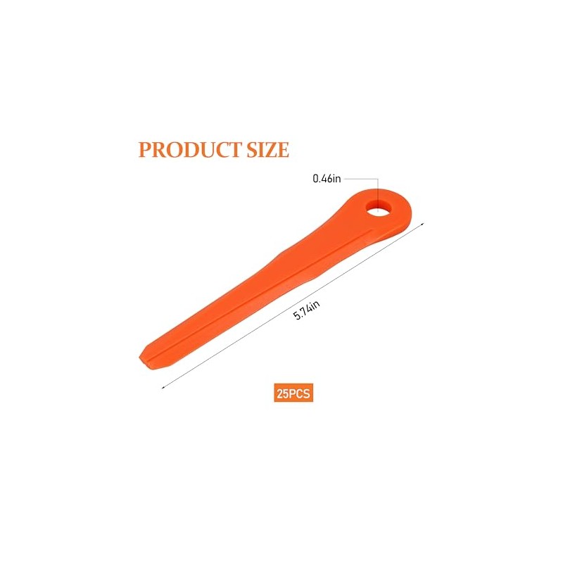 KAKAPEOPLE 4002 007 1000 Plastic Blades for Stihl Weed Eater