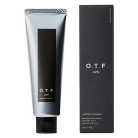 O.T.F Men's Facial Scrub, Removes Pore Dirt and Sebum Thoroughly No Foaming Required, Gel Face Cleanser, Konjaku Scrub, Additive-Free, Made in Japan