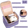 CUBETASTIC Nail Polish Organizer Case, Nail Supplies Storage Box Holds
