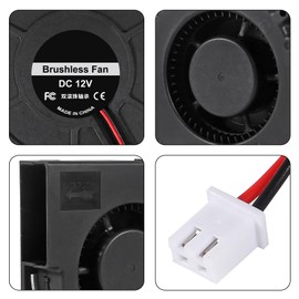 2pcs 120mm x 32mm DC 12V Dual Ball Bearing 12032 2pin Radiator Brushless Cooling Fan Big Cooler 12cm/4.72" Blower Fan 120mm x120mm x 32mm