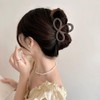 Hair Claw Small Hair Damage Clip, Ribbon, Hair Clip, Tight