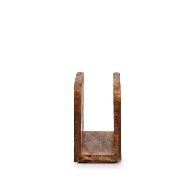 Indus Lifespace Mango Wood Napkin Holder Tabletop Free Standing Tissue