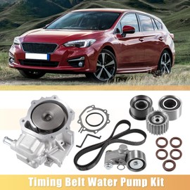 X AUTOHAUX 1 Set Engine Timing Belt with Water Pump Kit for Subaru Impreza 2006-2011, Legacy 2010-2012, Outback 2006-2012