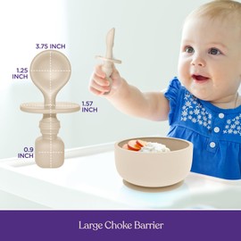 Suction Bowl with Lids and Spoons, BPA Free Baby Bowls, Baby Feeding Essentials, Baby Bowls with Suction, Silicone Baby Feeding Set, Extra Strong Baby Suction Bowls, Infant Babies & Toddler