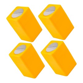 Healvian 4Pcs Razor Blade Disposal Box Metal Container for Safe Storage Recycling of Used Blades for Home Beauty Salons and Factories Secure Convenient Blade Disposal
