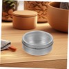 MAGICLULU Stainless Steel Spice Storage Jars Magnetic Spice Containers Round