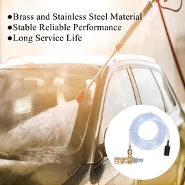 flexman Adjustable Chemical Injector Set for Pressure Washer, Soap Sprayer, 3/8 Inch Quick Connect, 4000 PSI Downstream Injector for Pressure Washer