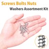 VIGRUE 1,760PCS Screws Bolts Nuts Washers Hardware Assortment Kit (28