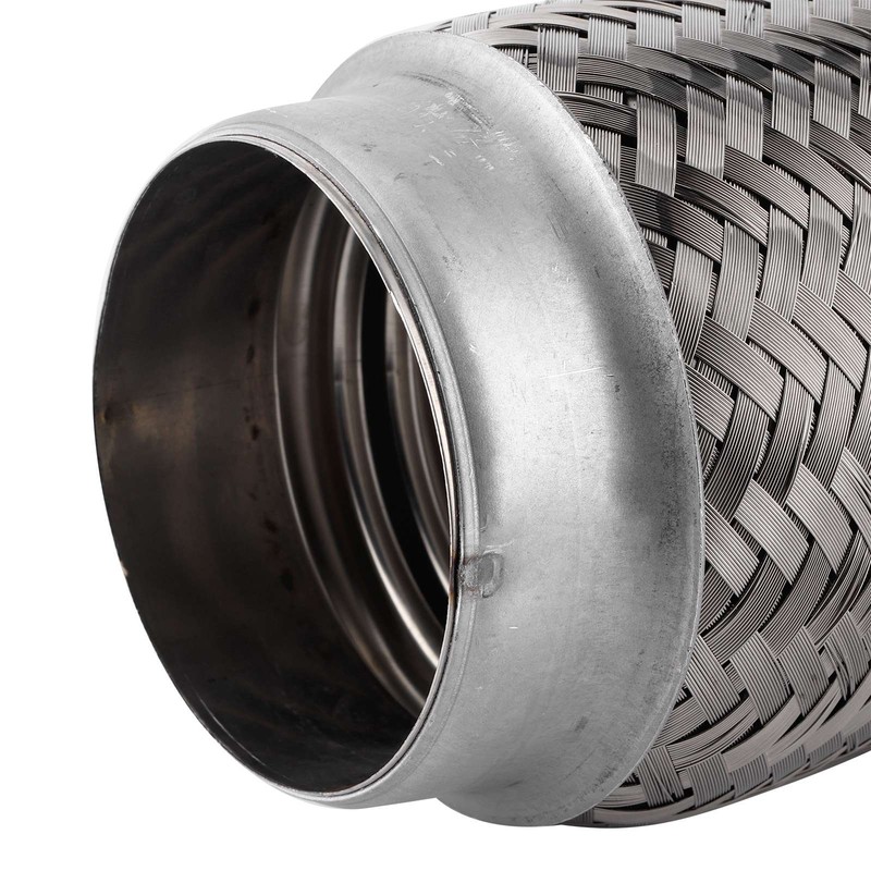 Auto Stainless Steel Exhaust Flexible Pipe Repairing Replacement Tube 150x76mm/6x3in