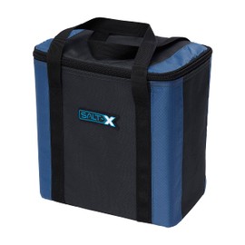 DAM Steelpower Blue Pilk Container, Large Pirk Bag with 24 Compartments and a Height of 25 cm, Size 25 x 17 x 27 cm, 1.2 kg, blue/black