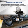 VVORHSBELL Fuel Pressure Regulator, Adjustable 0-140 PSI Aluminum Universal Fuel