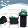 Innfeeltech 6 Pcs Mini Rocker Switch Green KCD3-103 3 Pin
