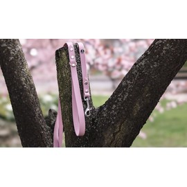 BURA Dog Collar 220 cm for Dogs, Dog Lead for Large Dogs, Lightweight and Handy, Does Not Deform, Durable, Waterproof, Non-Allergen (Lilac, L)