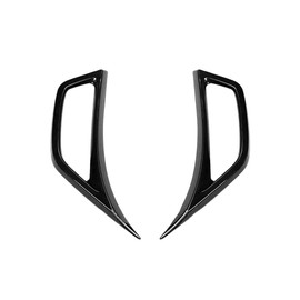 RAGBUSCLE Side Fender A/C Vent Outlet Trim Cover, Wheel Eyebrow Side Air Conditioning Vent Decoration Cover, Compatible with Jeep 2018-2021 Wrangler JL JLU Gladiator JT - Black