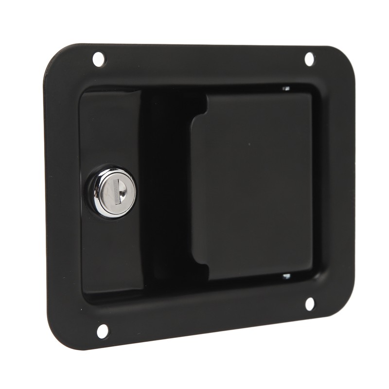 Tool Box Handle Latch with 2 Keys Flush Mount Steel