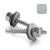 Vooxa Pack of 200 Self-Drilling Trapezoidal Tapping Screws 4.8 x