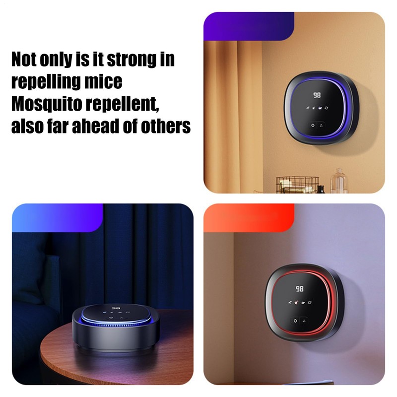 Ultrasonic Mice Repeller Indoor,Portable Vole Control Device - Effective Quiet