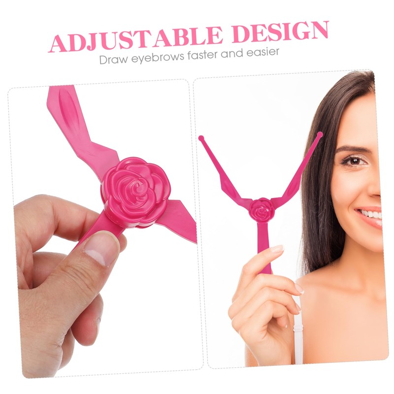 FRCOLOR 1pc Adjustable Eyebrow Ruler for Precise Shaping Handheld Makeup