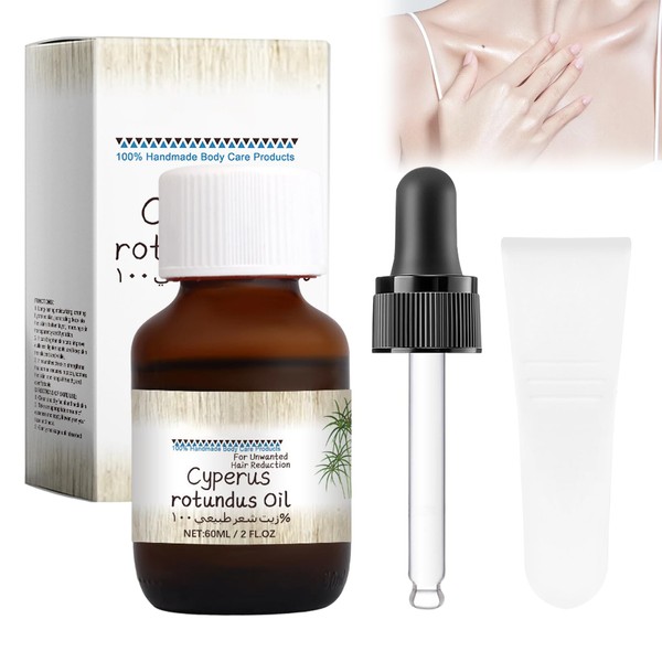Bettinay Cyperus Rotundus Oil with Dropper Scraper, 60 ml Moisturizing