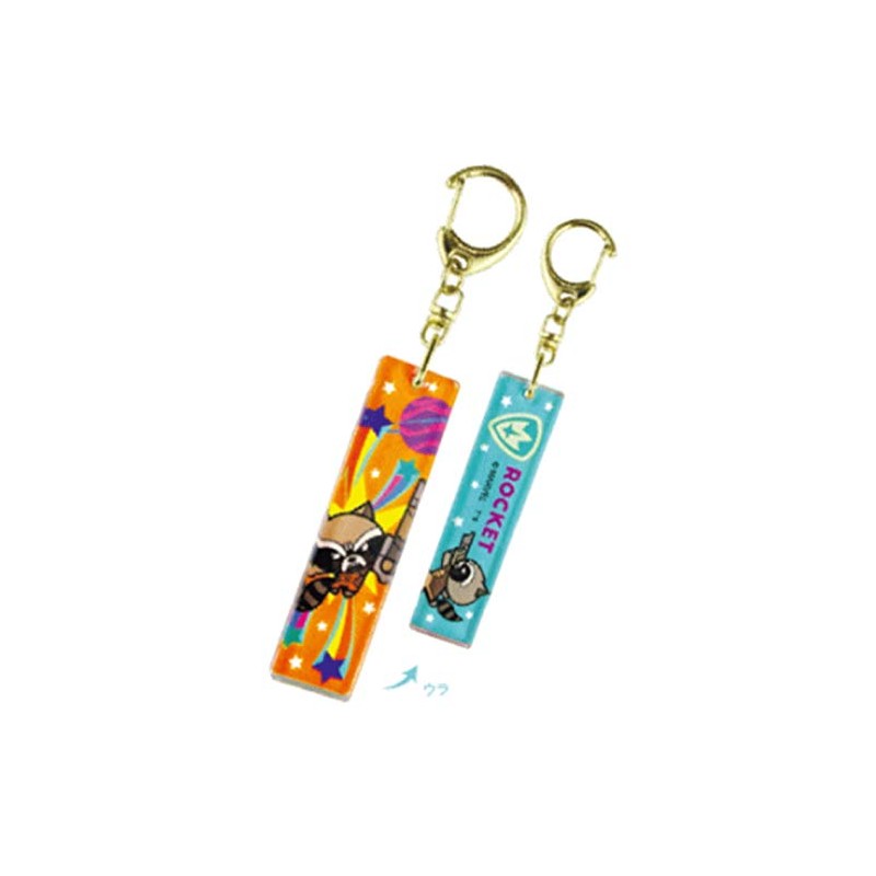 ティーズファクトリー マーベルアクリルキーホルダー ロケット 1.5×0.8×6cm MV-5521448RC