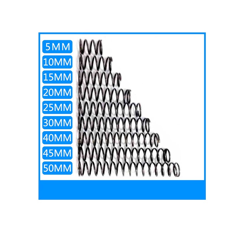 Spring Coil, Wire Diameter 1.0mm, OD 14mm, Length 25mm Stainless