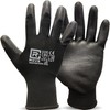 R MOVE 12 Pairs PU Work Gloves, Abrasion Resistant Protective