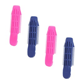 Baluue 4pcs Hairdressing Curlers Lightweight and Hairstyle Rollers for Women Curly Hair Clips Easy to Use Air Curlers for Home and Travel Styling