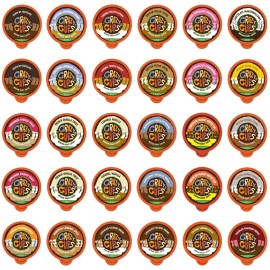 Custom Variety Pack Crazy Cups Decaf Flavored coffee variety pack Sampler, 30 count