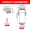 YIXISI 4 Pieces Tension Lock 90 mm, Lever Lock Cap