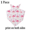 JXGZSO 1 Piece Flamingo Triangle Dog Bandana Bird Lovers Over