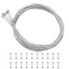 Bicycle Brake Inner Cable Set of 6, End Cap, 20
