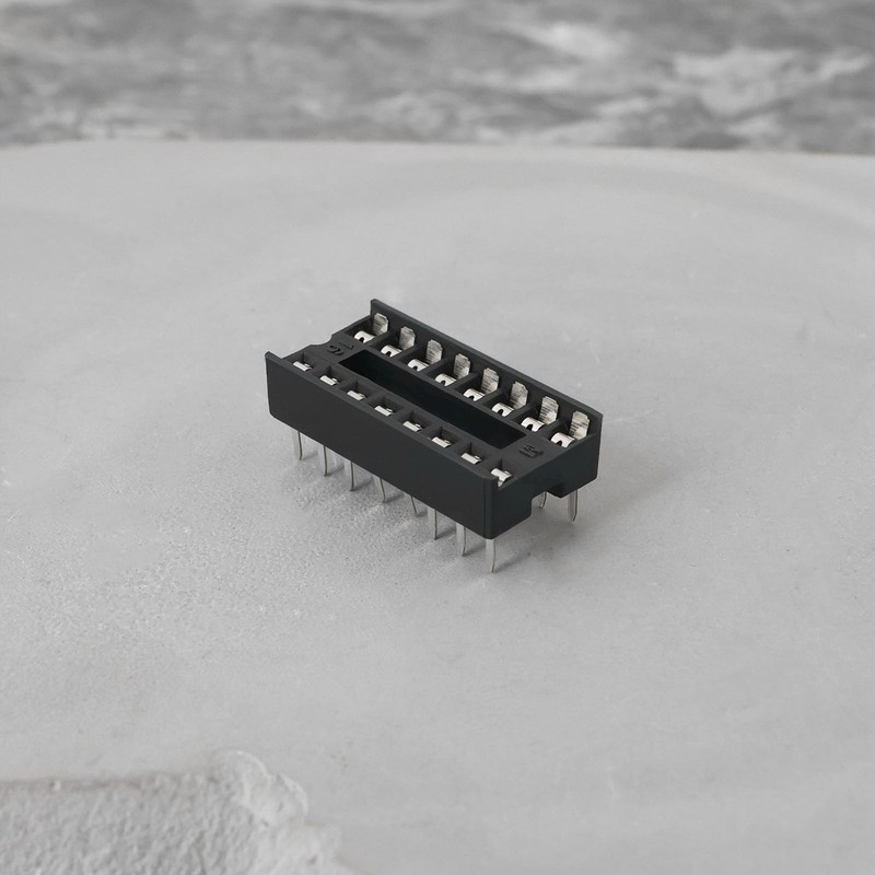 ECSiNG Pack of 50 16-Pin DIP-IC Sockets, 2.54 mm, Pitch