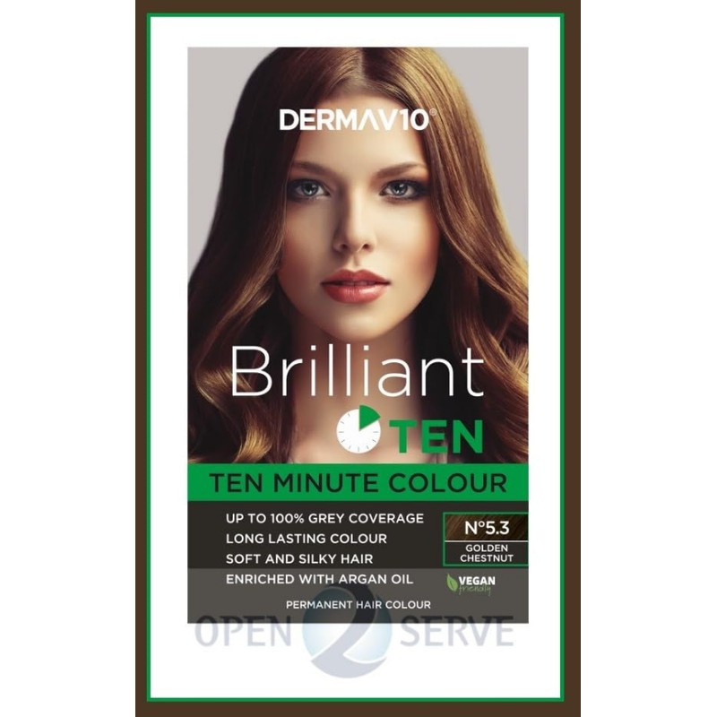 Brilliant Ten GOLDEN CHESTNUT No.5.3 - Permanent Hair Colour |