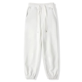BINIDUCKLING Pantaloni da jogging semplici per ragazzi e ragazze, pantaloni da tuta con coulisse, polsino elastico classico, pantaloni da jogging per bambini, pantaloni casual da scuola per educazione