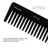 KYVU B22 Black Wide-Tooth Detangling Comb for Curly & Thick