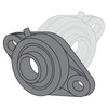 Kozelo FL205 Pillow Block Bearing - [ 25mm I.D. ]