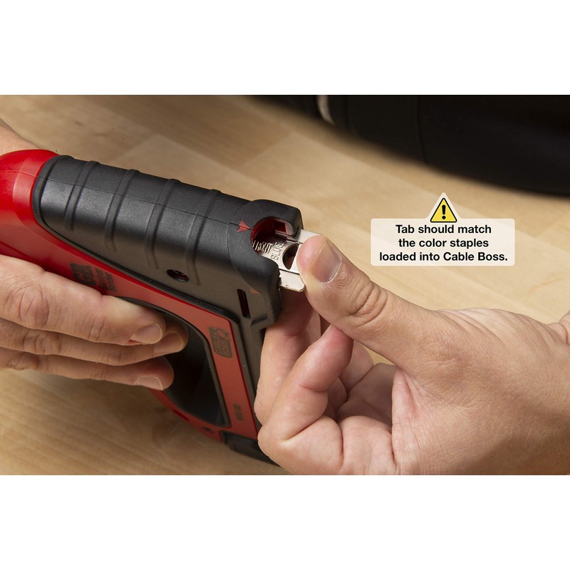 Gardner Bender MSG-501 Heavy-Duty Cable Boss Staple Gun, Professional Grade,