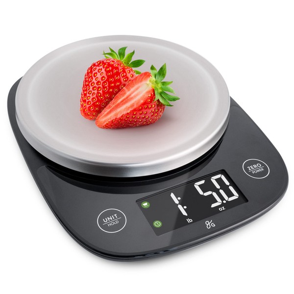Greater Goods Premium Baking Scale, Ultra Accurate, Digital Kitchen Scale, Prep Baked Goods, Weigh Food and Coffee, or Use for Meal Prep, Four Units of Measurement, Designed in St. Louis