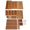 ZGEXING 7 Tier Bamboo Shoe Rack, Brown Shoe Storage Cabinet,
