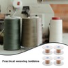 NUOBESTY 10pcs Empty Wire Spools Removable Paper Sewing Spools Thread